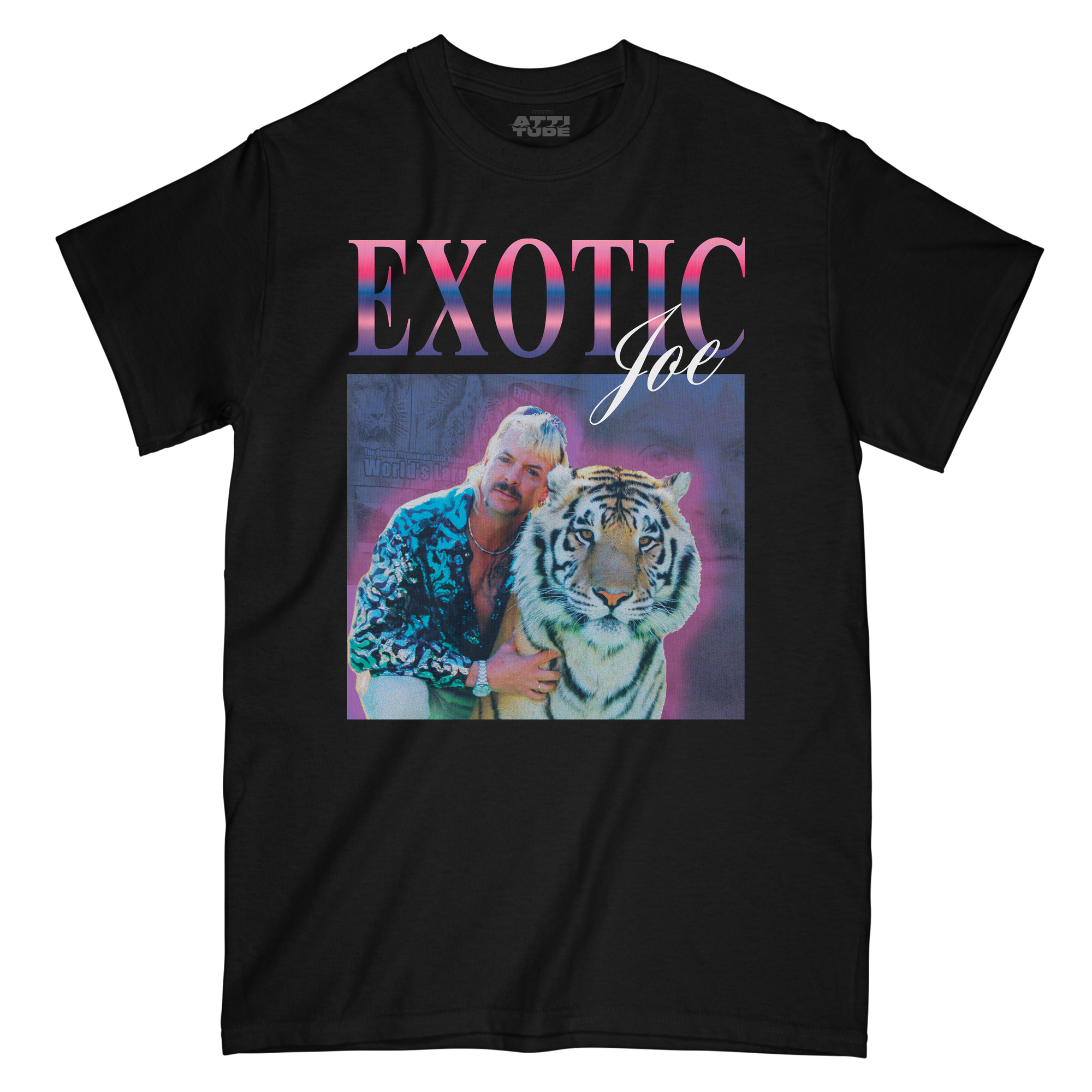 T-SHIRT MANCHES COURTES | "JOE EXOTIC" - NOIR