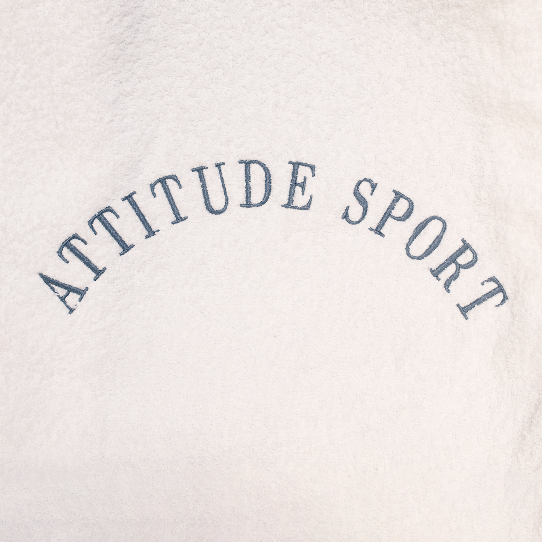 PEIGNOIR "ACC" | ATTITUDE COUNTRY CLUB - BLANC